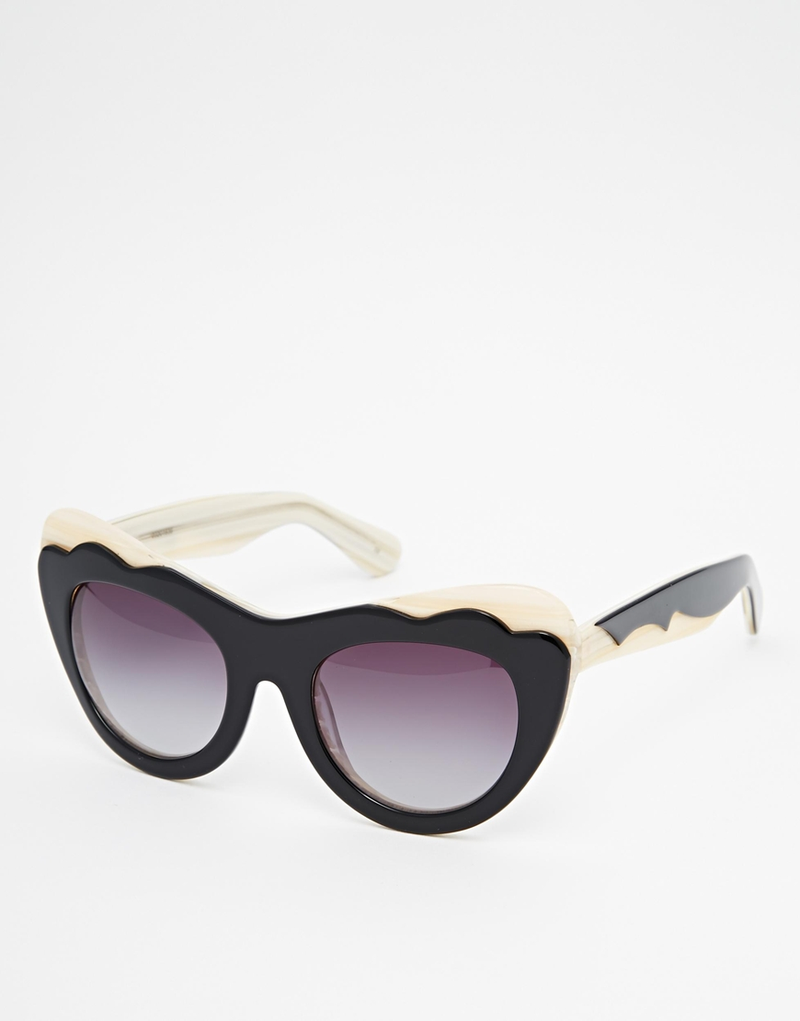 Handmade Acetate Sunglasses, $51 (were $68) Actually, forget what I said. Let Lupita have the other maillot. It’s fine if the two of you have the same swimsuit but ONLY IF you both have matching sunglasses too. Because then you’re a squad.